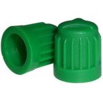 GREEN PLASTIC DUST CAP FOR VALVE (100/BAG)