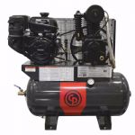 CHICAGO PNEUMATIC 14 HP Air Compressor Two Stage, 25.3 CFM, 30 Gallon Air Tank, Kohler Gas Engine