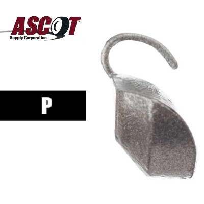ASCOT - Wheel Weight P-Style Lead For Steel Wheels