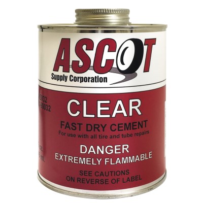 ASCOT Clear Chemical Vulcanizing Cement - 32 Oz.