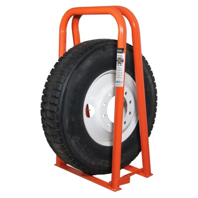 Wide-Base Portable Tire Inflation Safety Cage