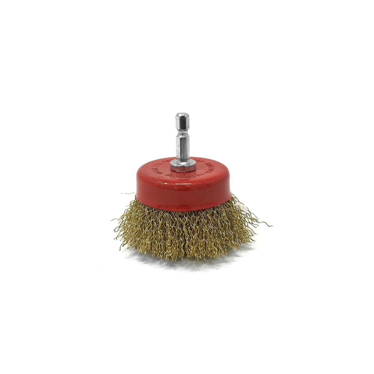 3" Wire Cup Brush, 1/4in. Shaft, 10,000 RPM