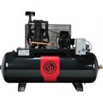 CHICAGO PNEUMATIC - 5 HP 230 Volt Single Phase Two Stage 80 Gallon Horizontal Air Compressor