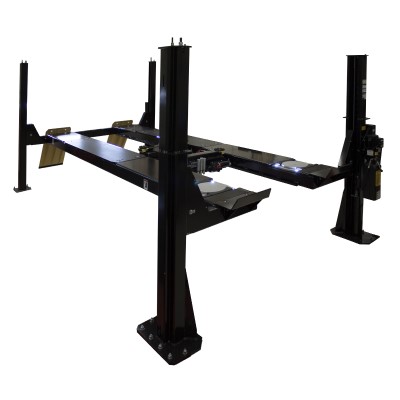 HOFMANN by Challenger 15K Four Post Alignment Lift - Open Front - 2 Rolling Jacks